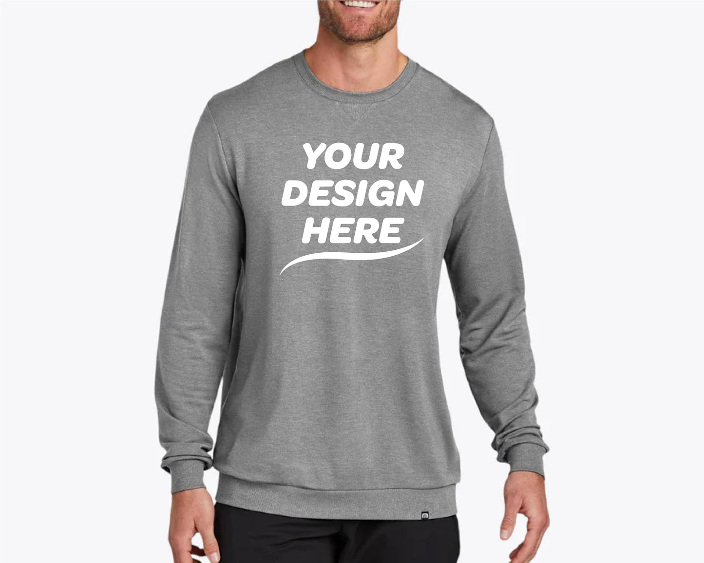 Custom Long Weekend Crewneck Sweatshirt – Add Your Logo or Design