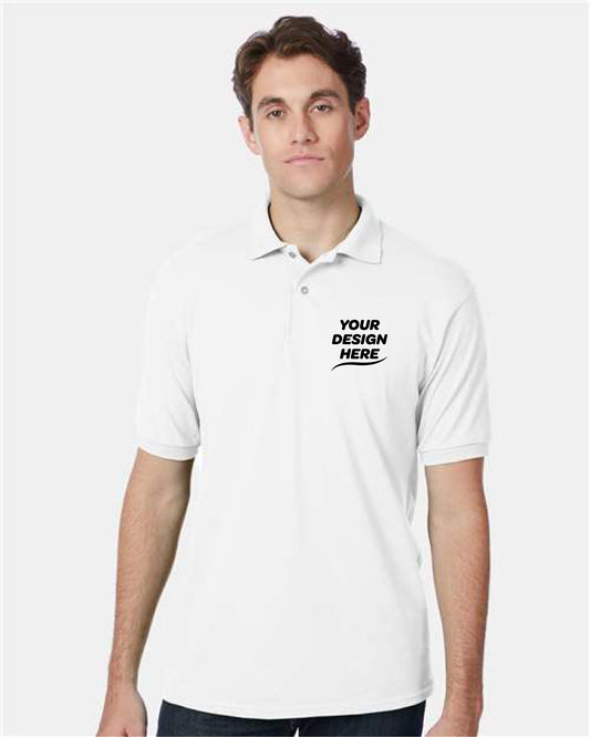 Custom Men’s EcoSmart® Jersey Polo – Add Your Logo or Design