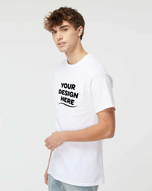 Custom Gold Soft Touch Cotton T-Shirt – Add Your Logo or Design