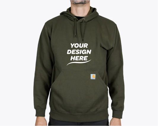 Custom Carhartt Midweight Hooded Sweatshirt – Add Your Logo or Design