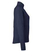 North End NE725W | Women's Spirit Textured Quarter-Zip Pullover