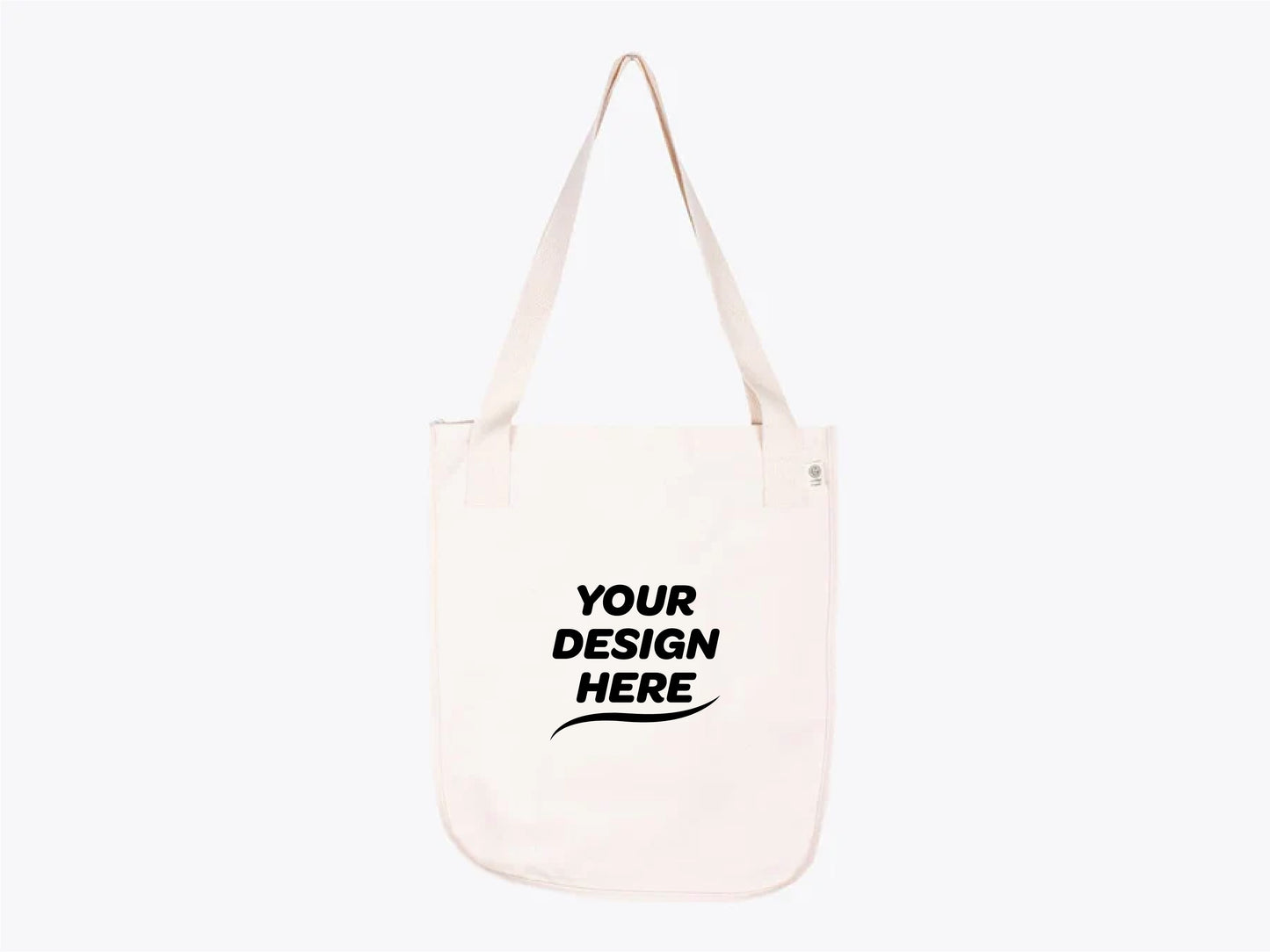 Custom Organic Cotton Canvas Market Tote – Add Your Logo or Design