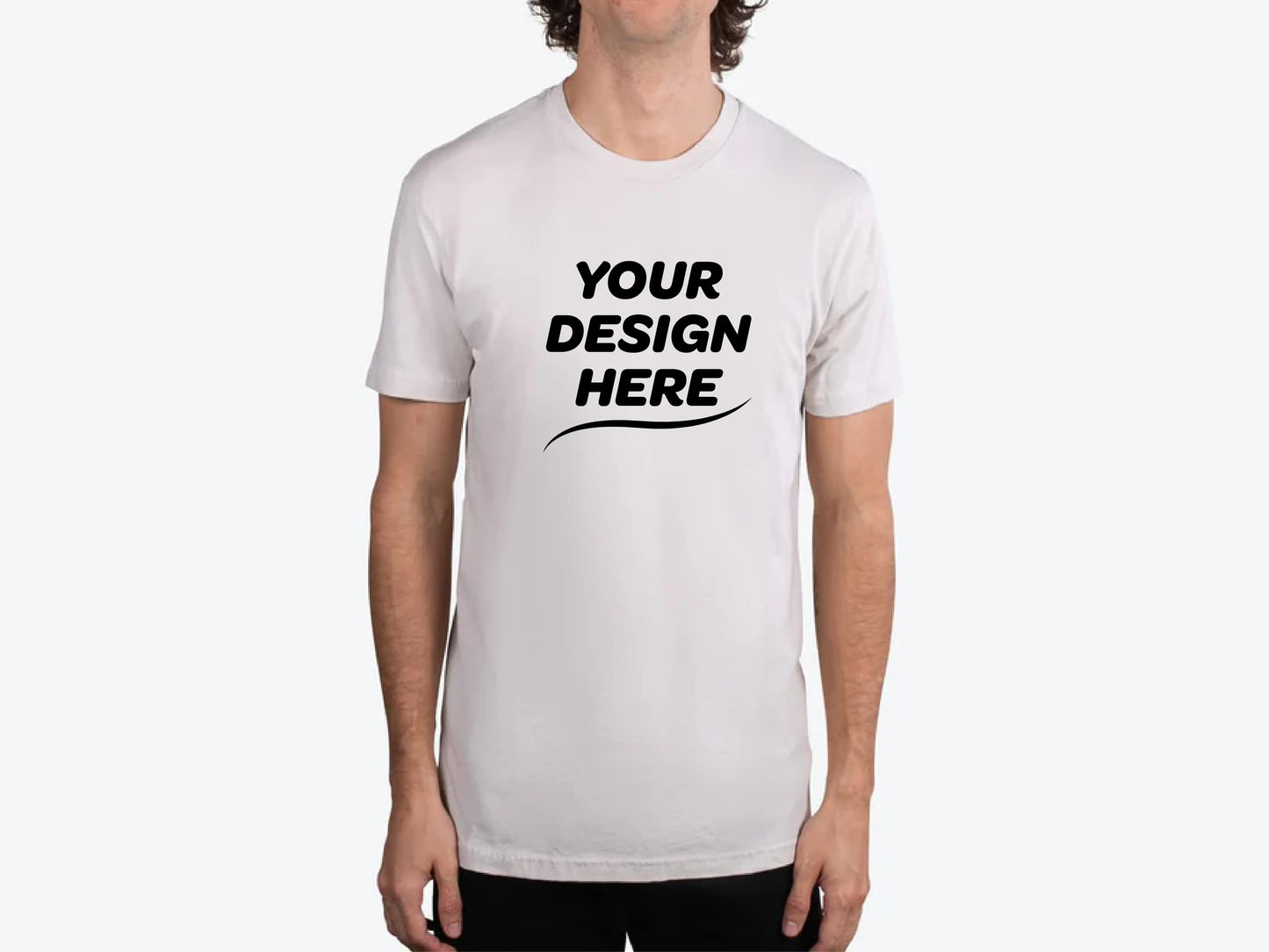 Custom Premium Fitted Short Sleeve T-Shirt – Add Your Logo or Design