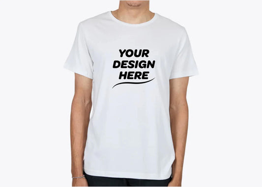 Custom Signature Crewneck T-Shirt – Add Your Logo or Design