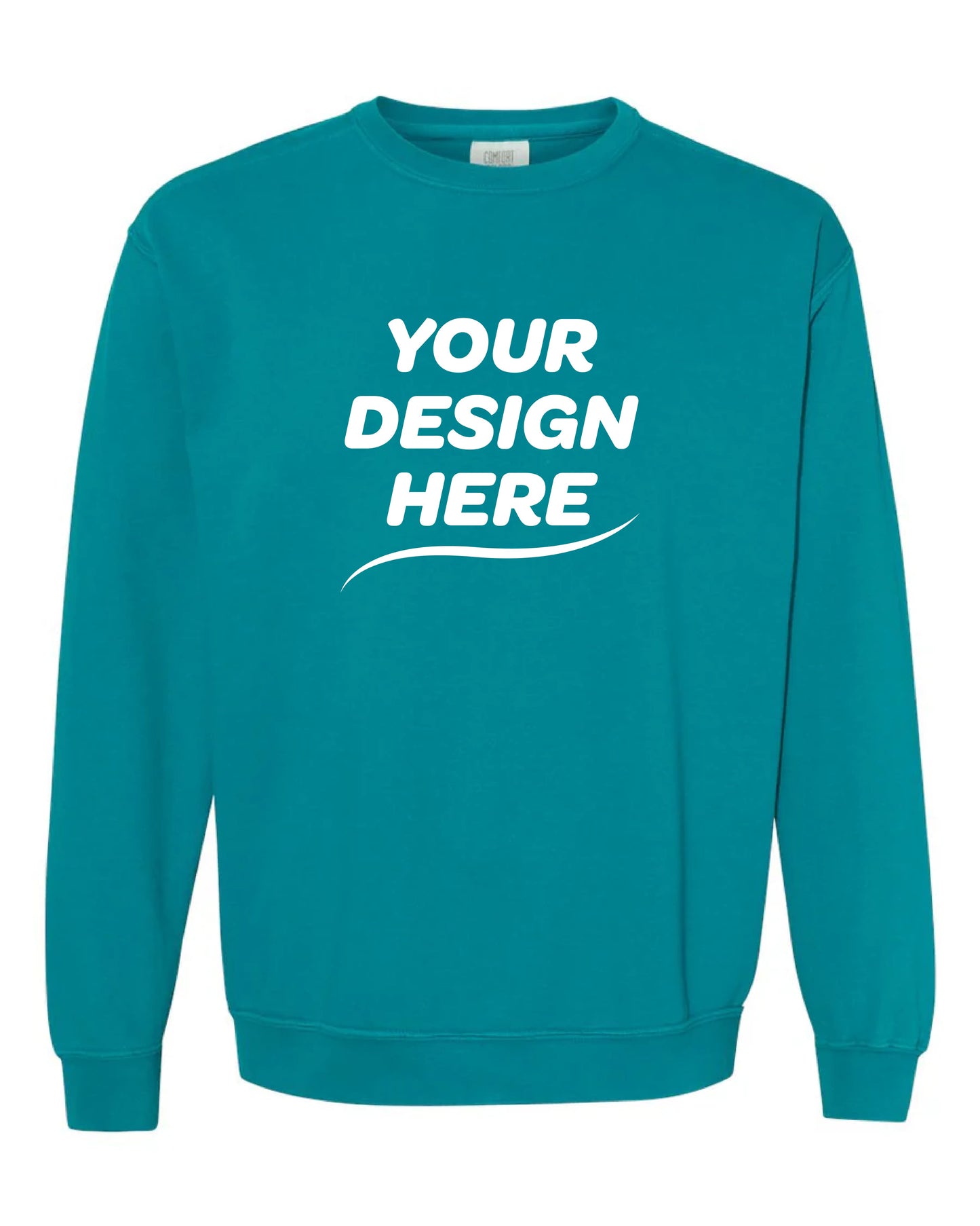 Custom Unisex Garment-Dyed Sweatshirt – Add Your Logo or Design