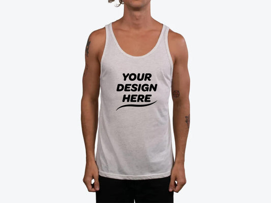 Custom Unisex Jersey Tank – Add Your Logo or Design