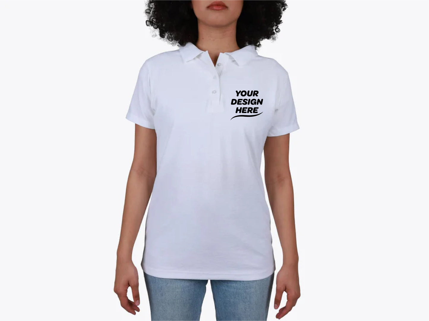 Custom Women’s 50/50 Sport Polo – Add Your Logo or Design