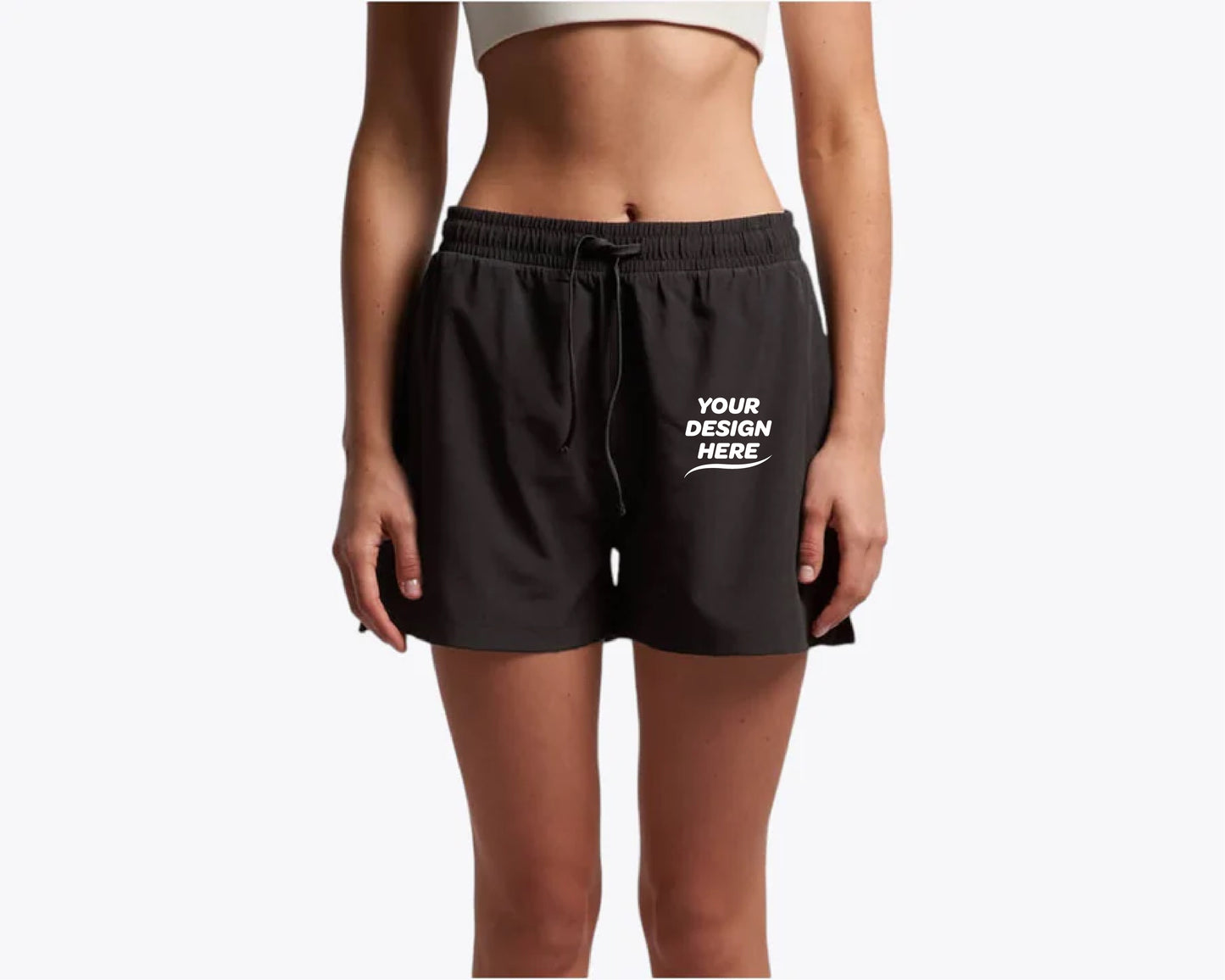 Custom Women’s Active Shorts – Add Your Logo or Design