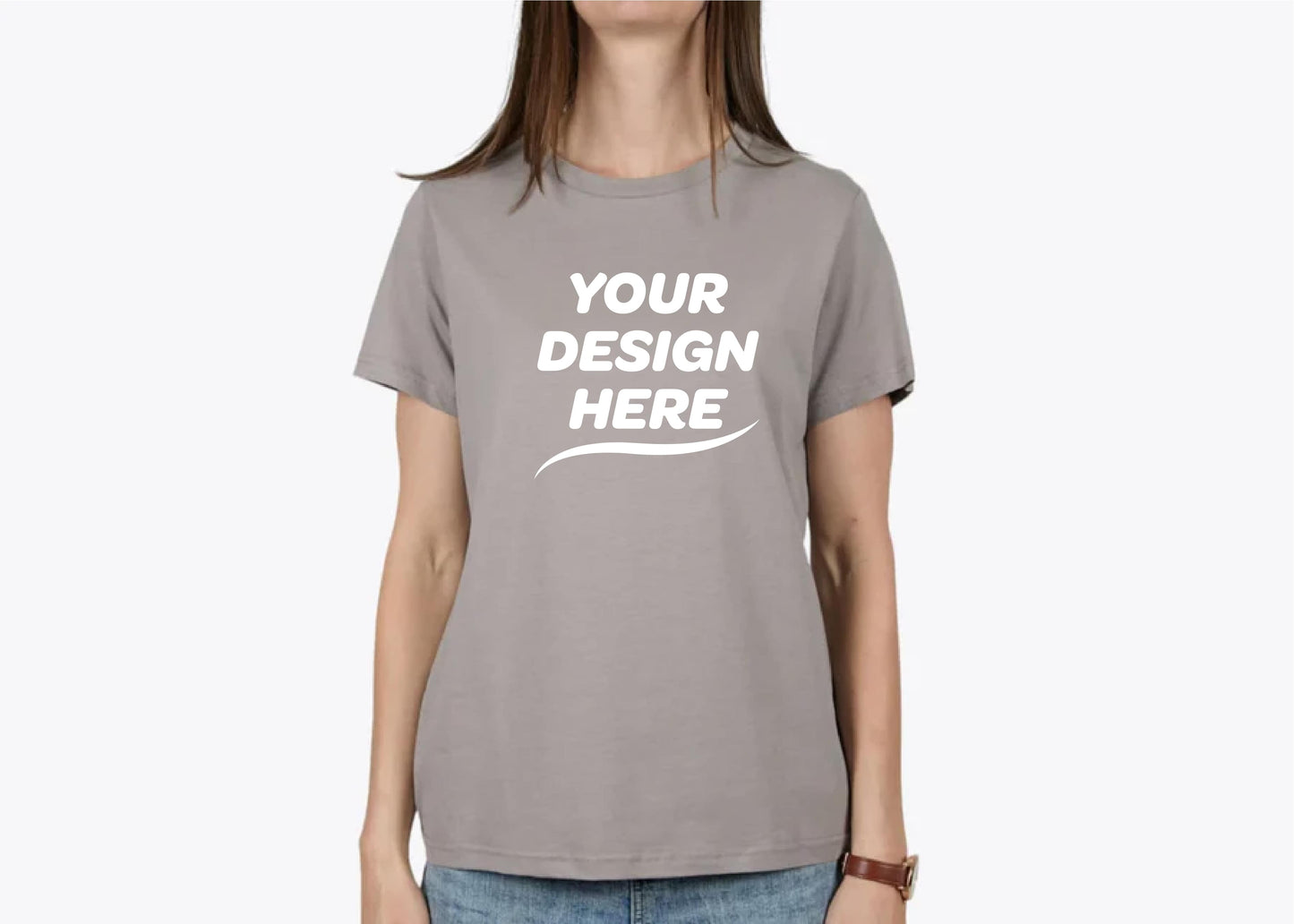 Custom Women’s Maple Cotton T-Shirt – Add Your Logo or Design