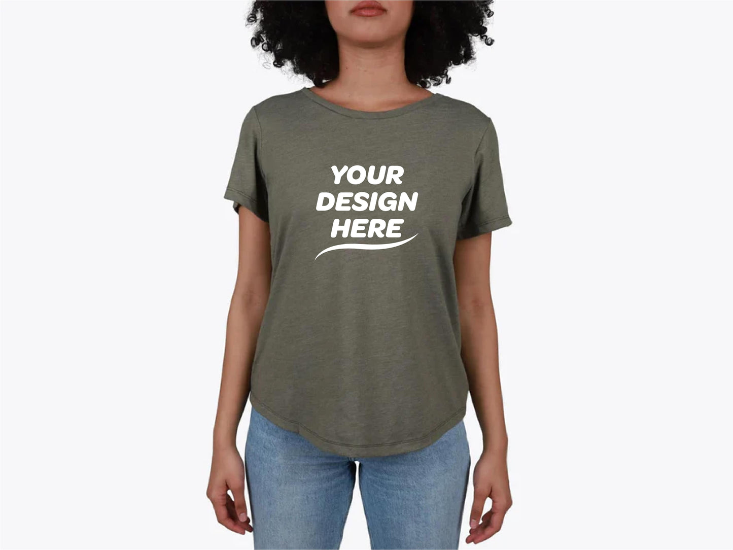 Women’s Relaxed Tri-Blend Scoop Neck Tee