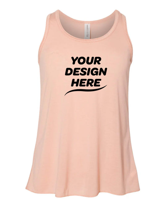 Custom Youth Flowy Racerback Tank – Add Your Logo or Design