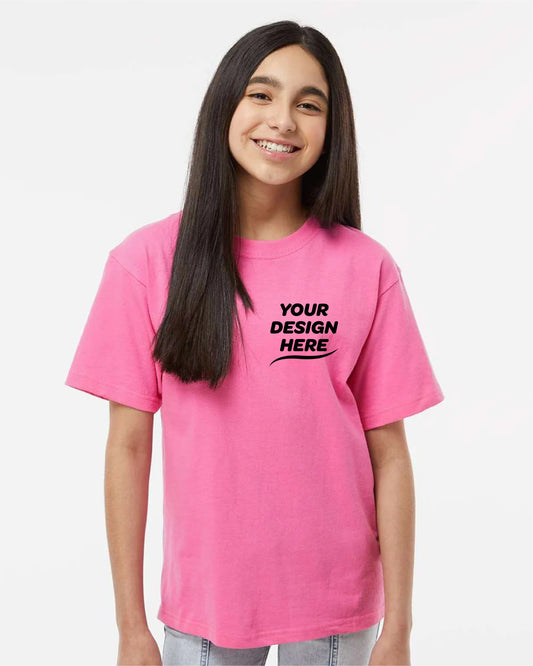 Custom Youth Gold Soft Touch T-Shirt – Add Your Logo or Design