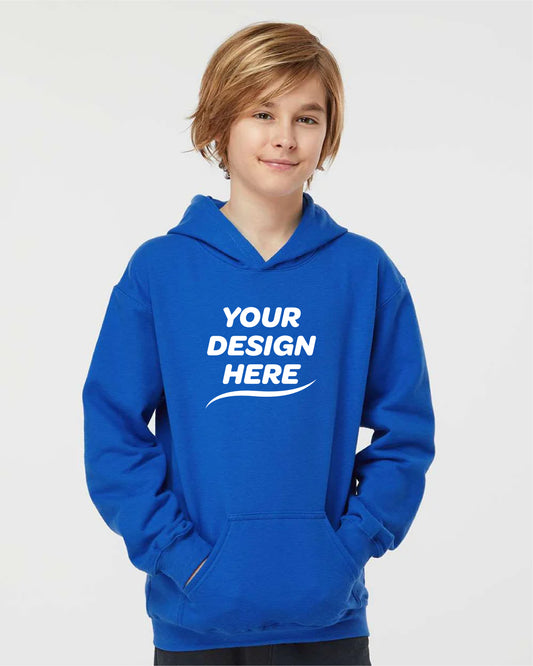 Custom Youth Hooded Sweatshirt – Add Your Logo or Design