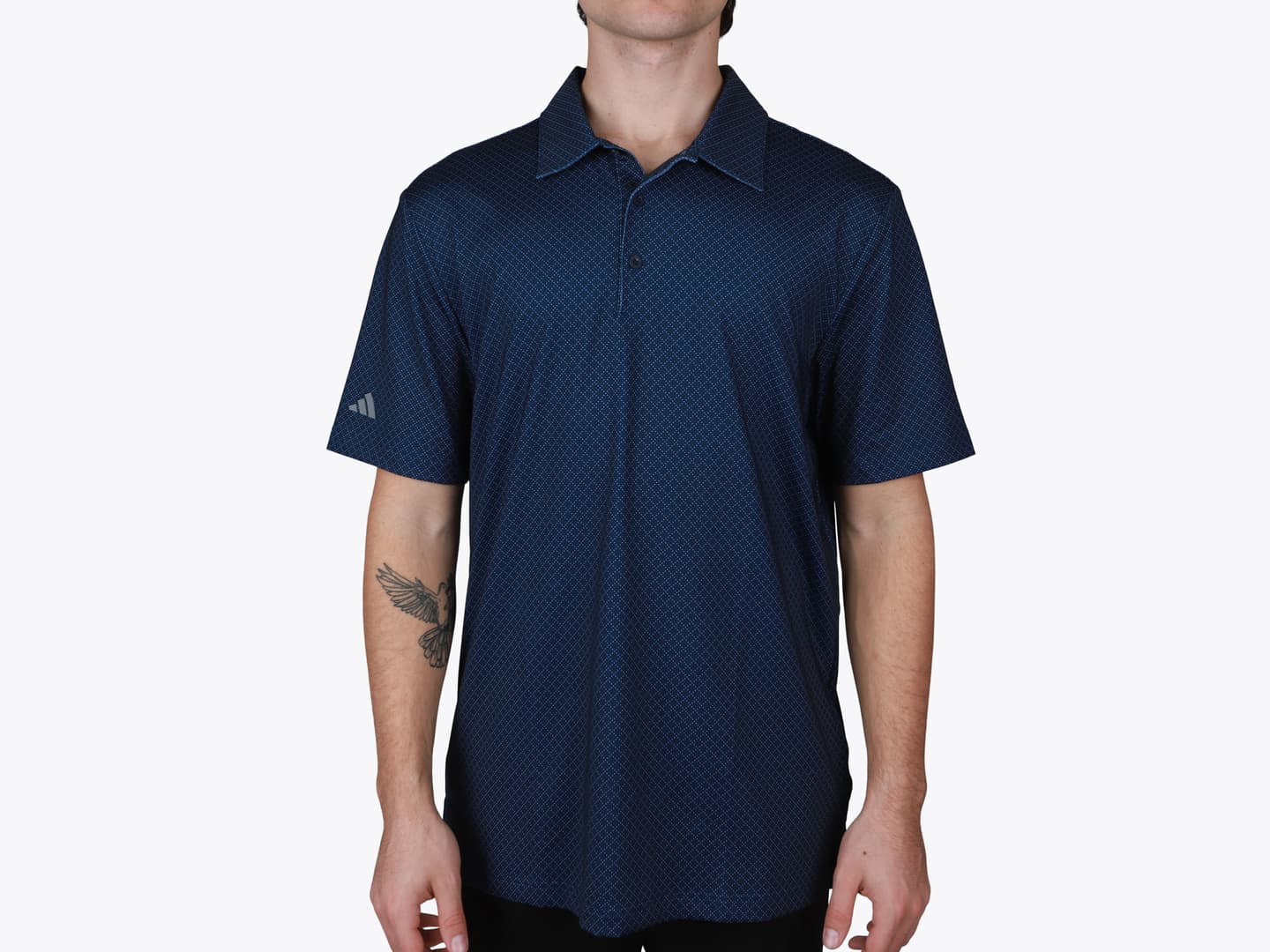 Custom Diamond Dot Print Polo – Add Your Logo or Design
