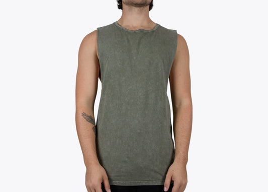 Custom Stone Wash Barnard Tank – Add Your Logo or Design