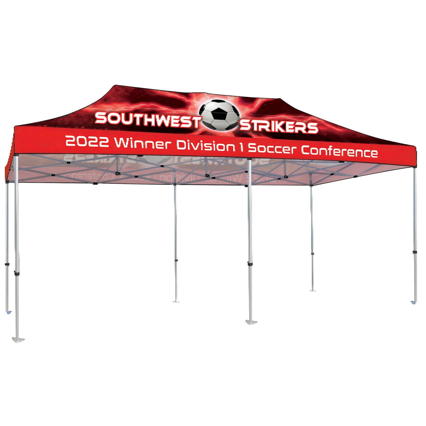 Custom 10' x 20' Heavy Duty Canopy Tent – Add Your Logo or Design