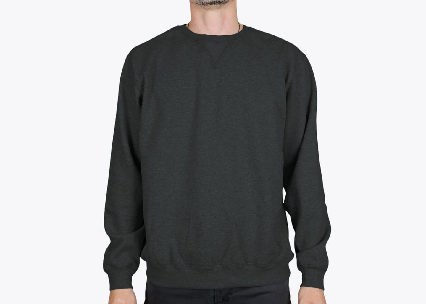 Custom Midweight Crewneck Sweatshirt – Add Your Logo or Design