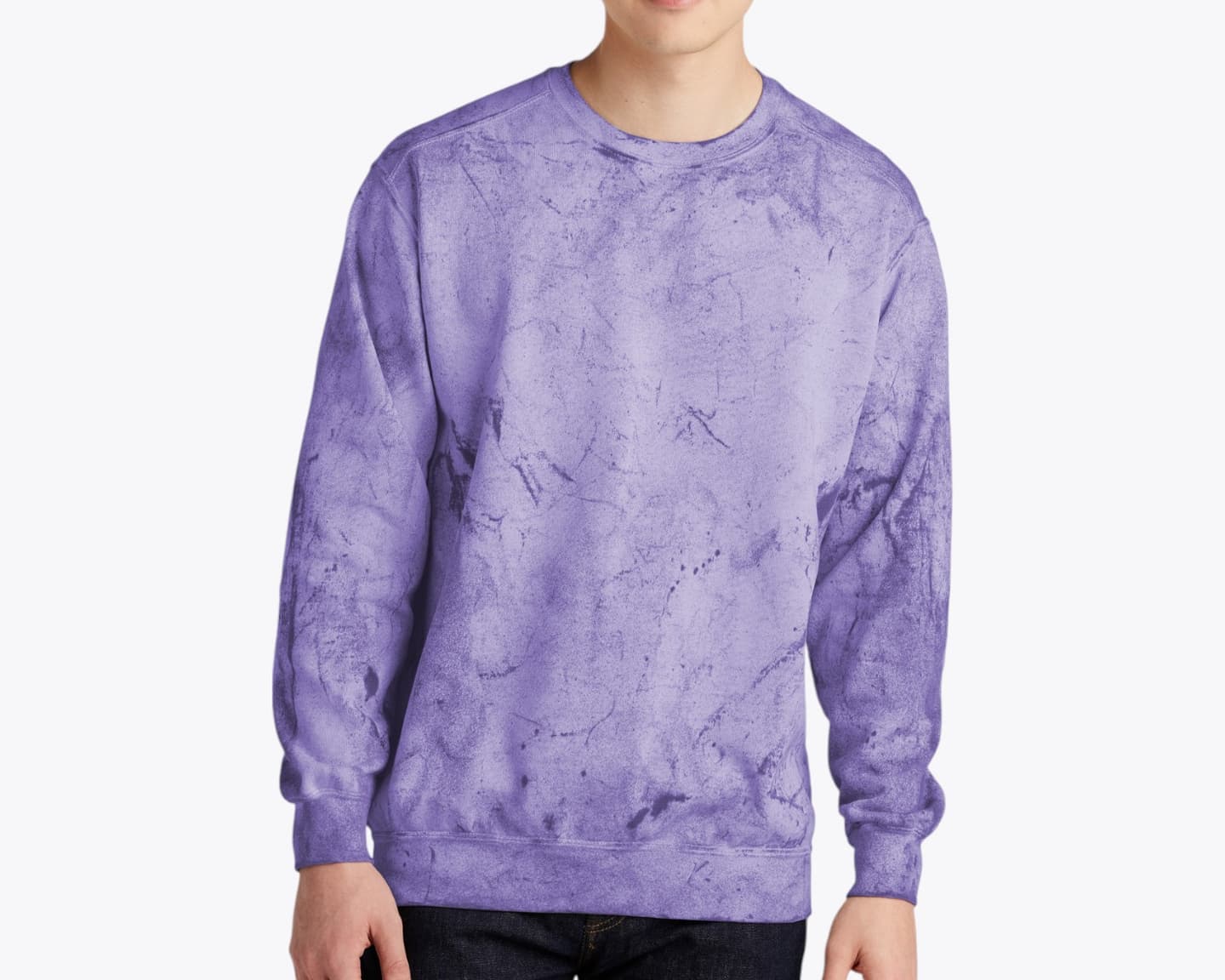 Custom Color Blast Crewneck Sweatshirt – Add Your Logo or Design