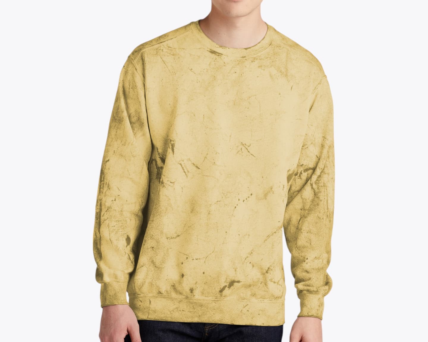 Custom Color Blast Crewneck Sweatshirt – Add Your Logo or Design
