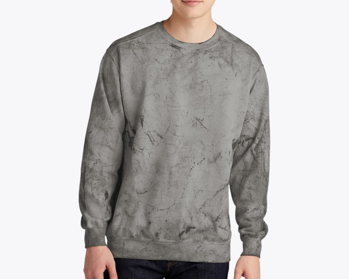 Custom Color Blast Crewneck Sweatshirt – Add Your Logo or Design