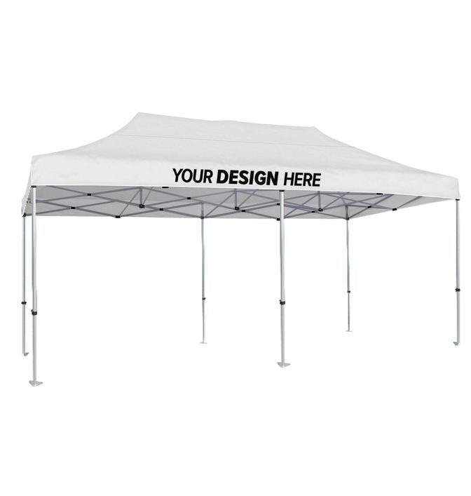 Custom 10' x 20' Heavy Duty Canopy Tent – Add Your Logo or Design