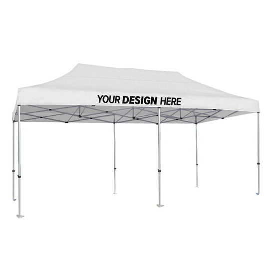 Custom 10' x 20' Heavy Duty Canopy Tent – Add Your Logo or Design