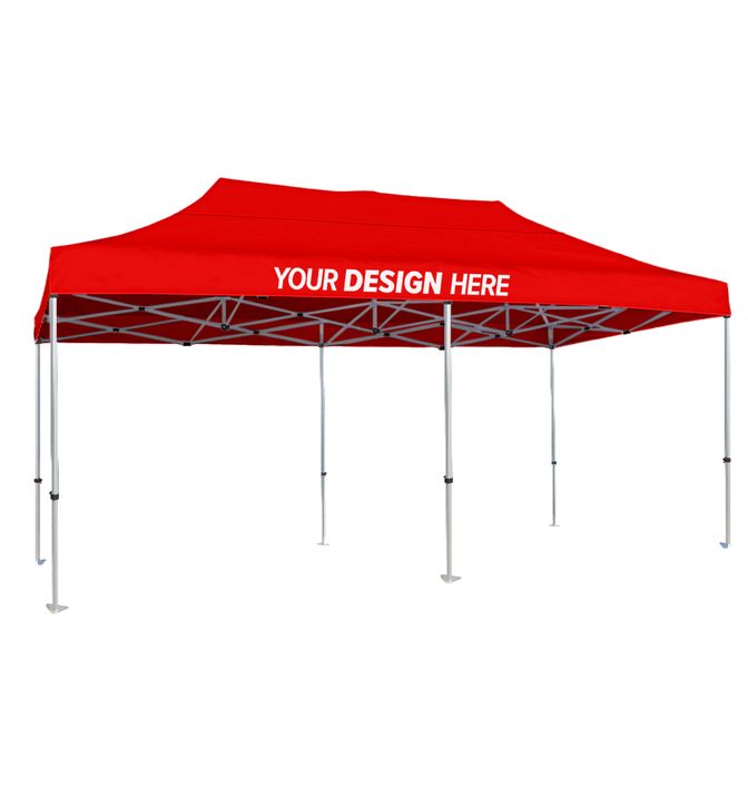 Custom 10' x 20' Heavy Duty Canopy Tent – Add Your Logo or Design