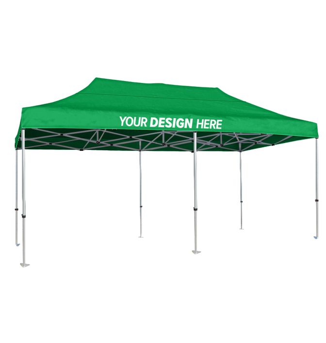 Custom 10' x 20' Heavy Duty Canopy Tent – Add Your Logo or Design