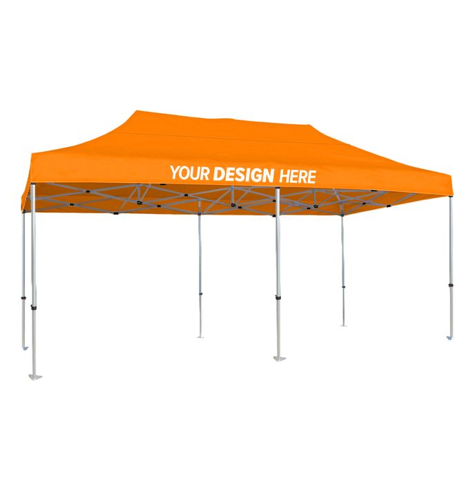 Custom 10' x 20' Heavy Duty Canopy Tent – Add Your Logo or Design