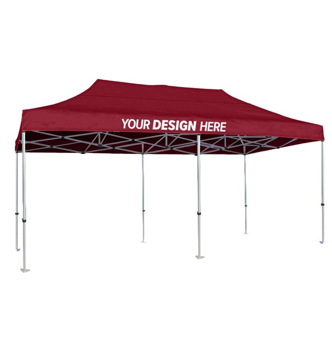 Custom 10' x 20' Heavy Duty Canopy Tent – Add Your Logo or Design