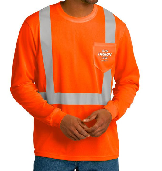 CornerStone Class 2 Mesh Long Sleeve Safety Shirt