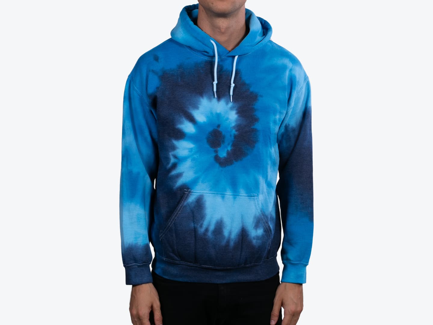 Custom Adult Tie-Dye Pullover Hoodie – Add Your Logo or Design