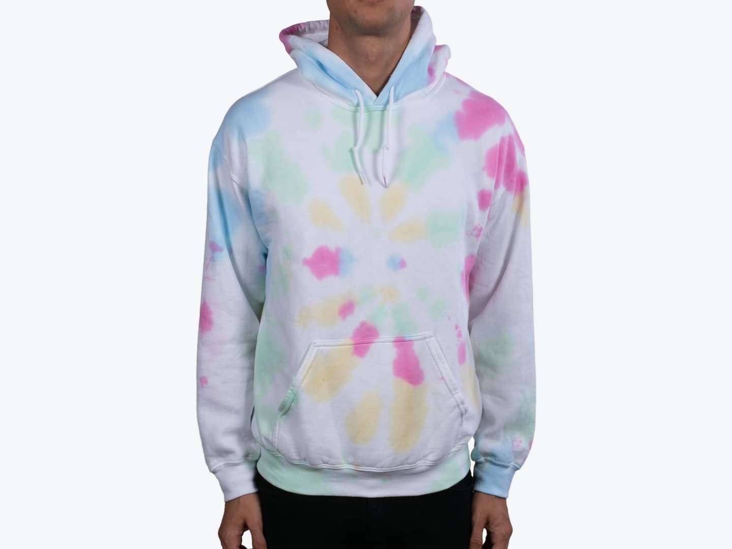 Custom Adult Tie-Dye Pullover Hoodie – Add Your Logo or Design