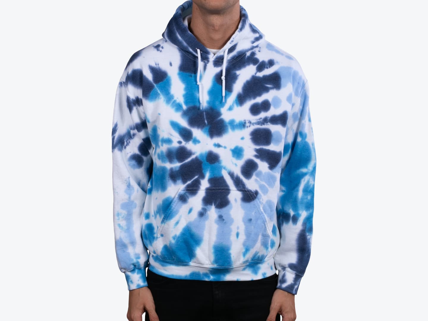 Custom Adult Tie-Dye Pullover Hoodie – Add Your Logo or Design