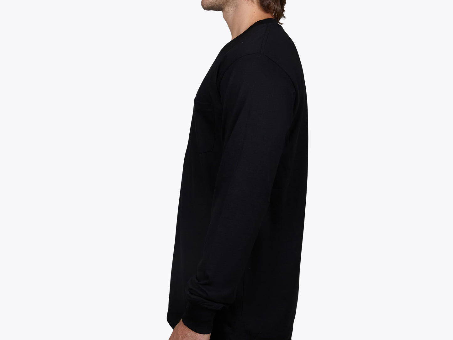 Custom Classic Pocket Long Sleeve T-Shirt – Add Your Logo or Design