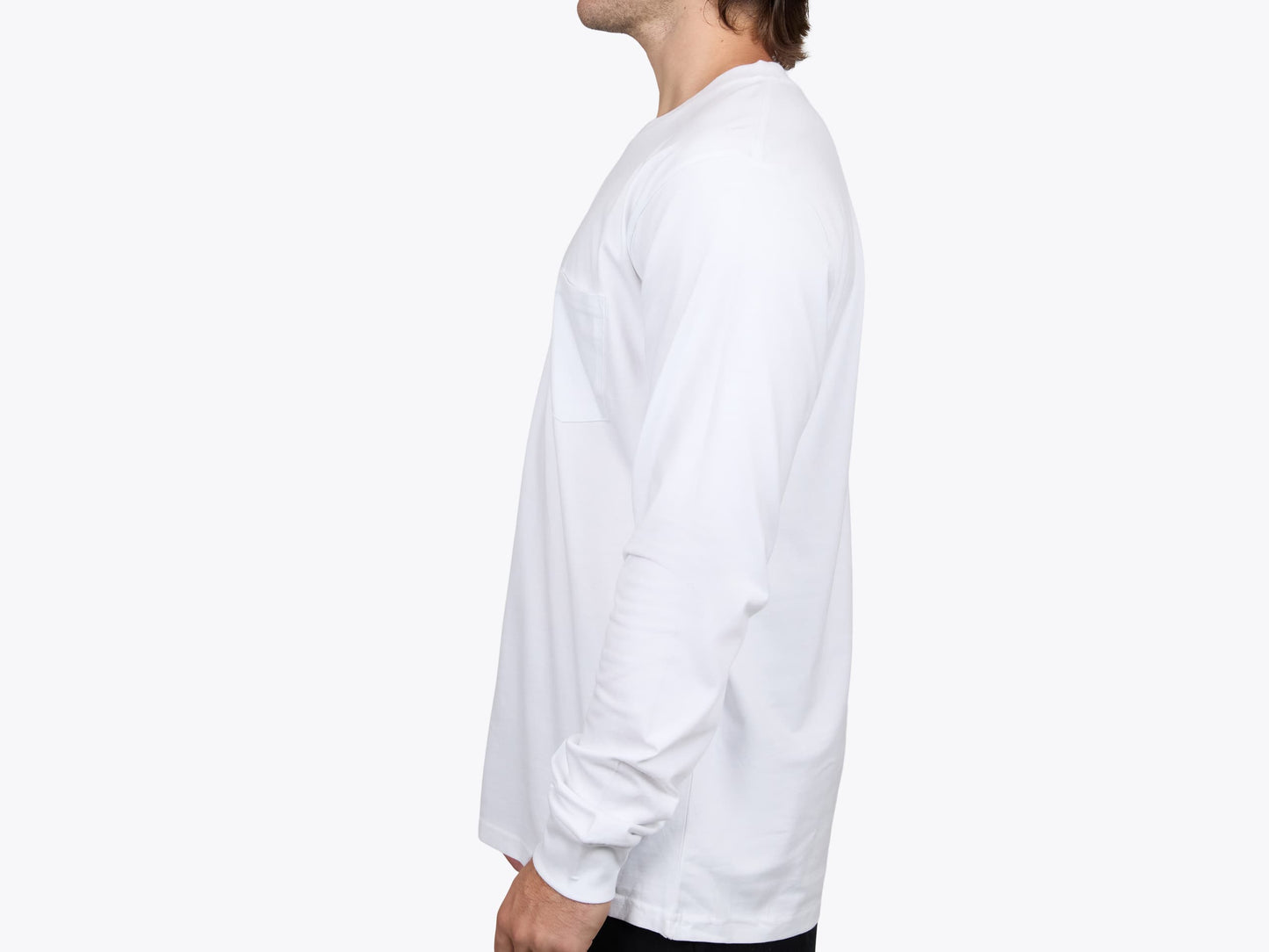 Custom Classic Pocket Long Sleeve T-Shirt – Add Your Logo or Design