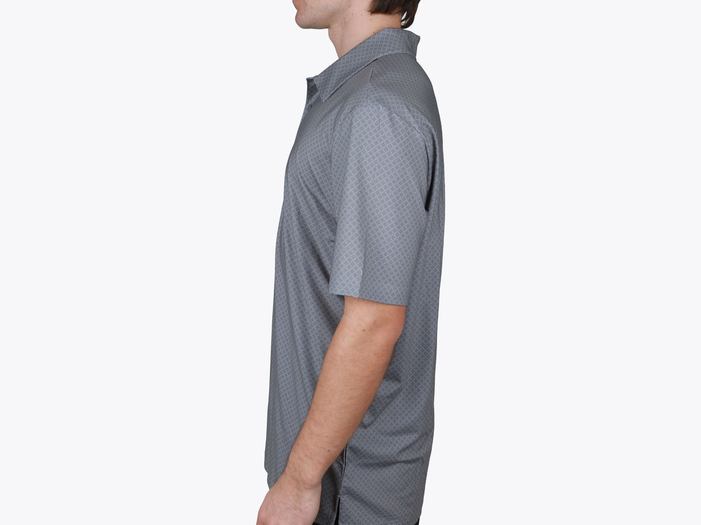 Custom Diamond Dot Print Polo – Add Your Logo or Design