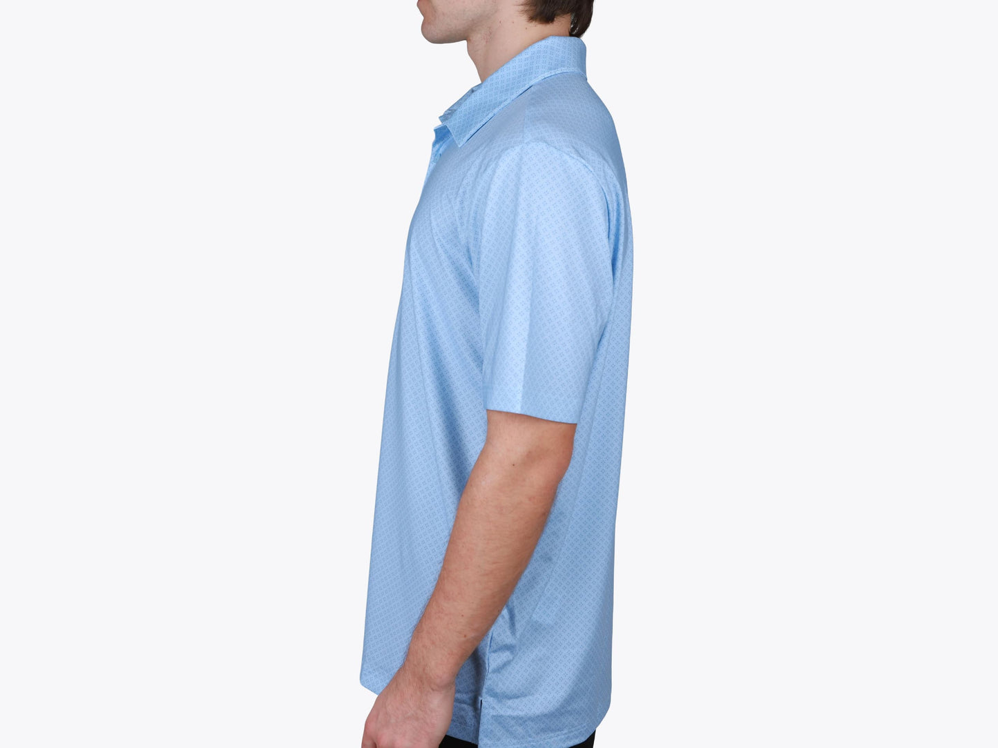 Custom Diamond Dot Print Polo – Add Your Logo or Design