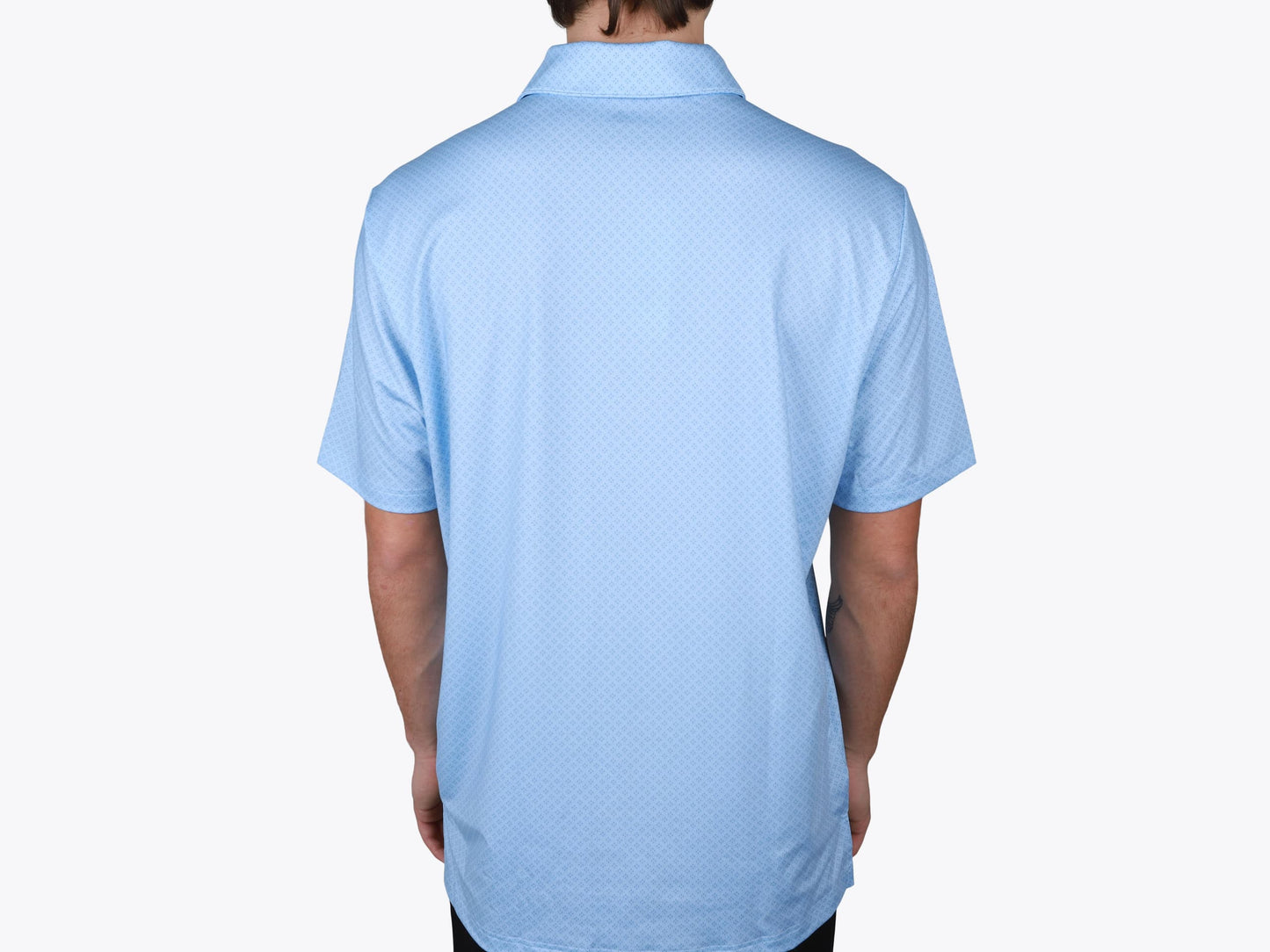 Custom Diamond Dot Print Polo – Add Your Logo or Design