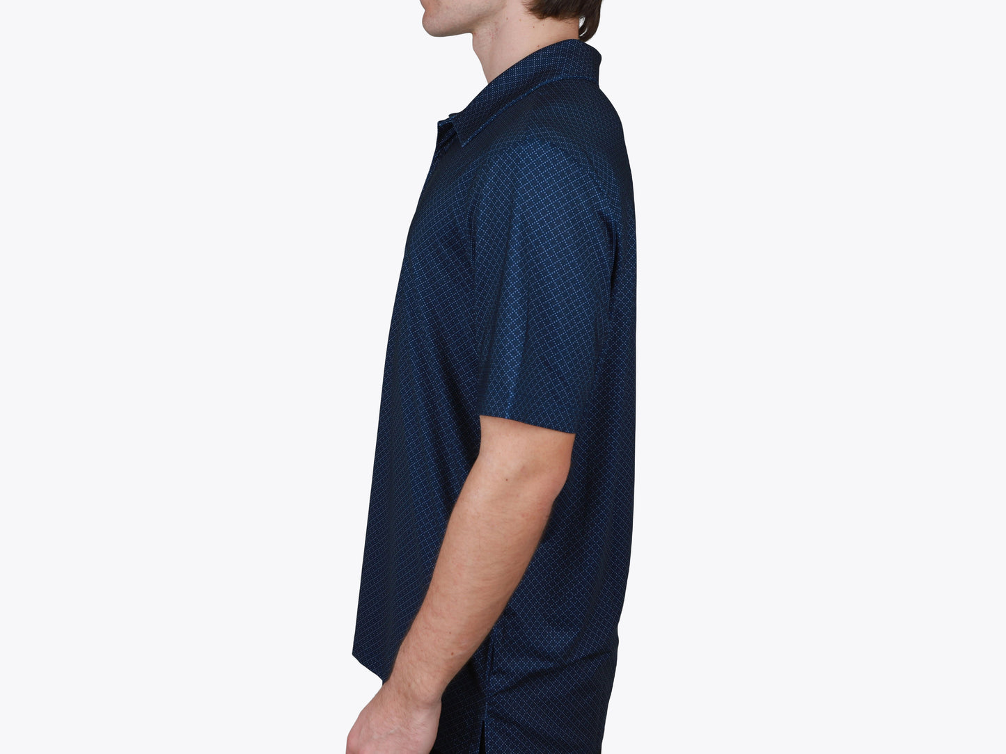 Custom Diamond Dot Print Polo – Add Your Logo or Design