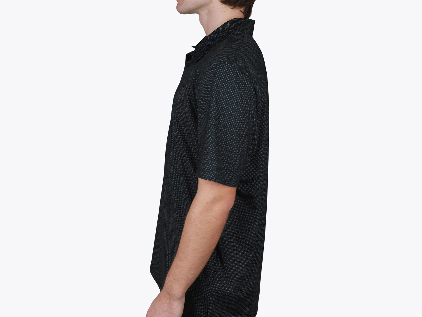 Custom Diamond Dot Print Polo – Add Your Logo or Design