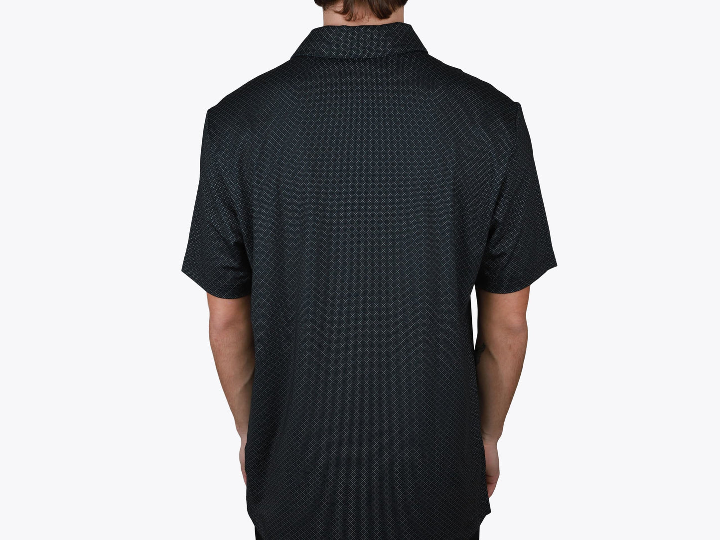 Custom Diamond Dot Print Polo – Add Your Logo or Design