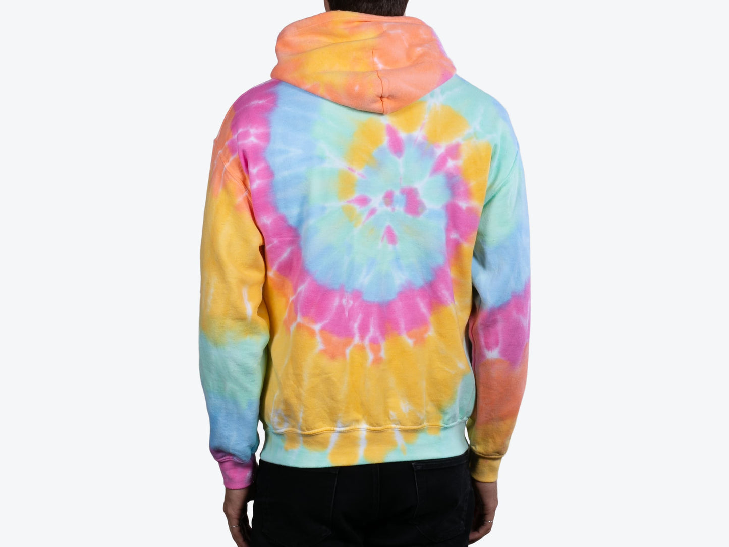 Custom Adult Tie-Dye Pullover Hoodie – Add Your Logo or Design