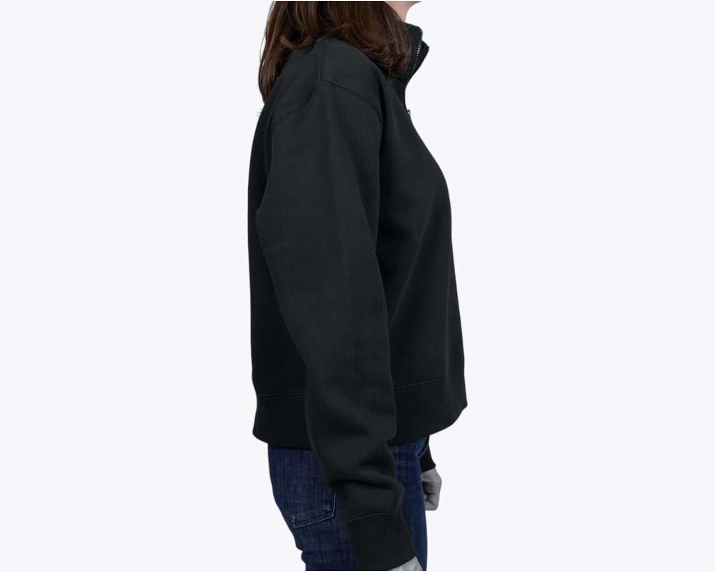 Women's Stencil Half Zip Crew