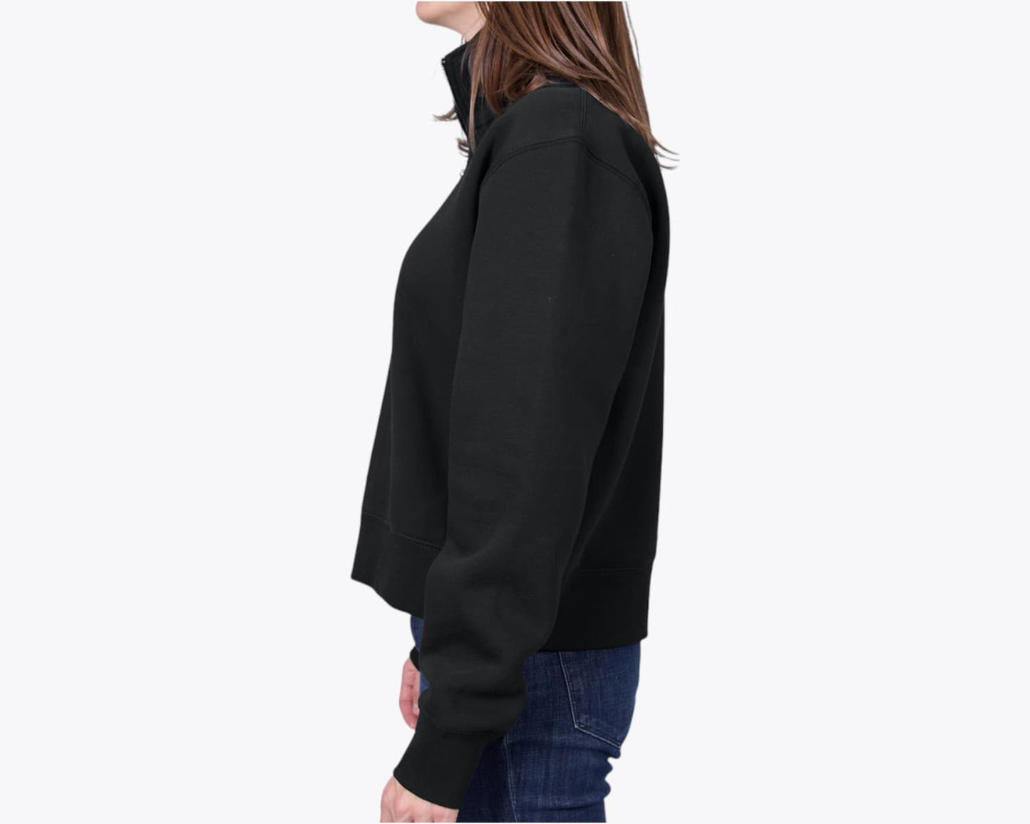 Women's Stencil Half Zip Crew