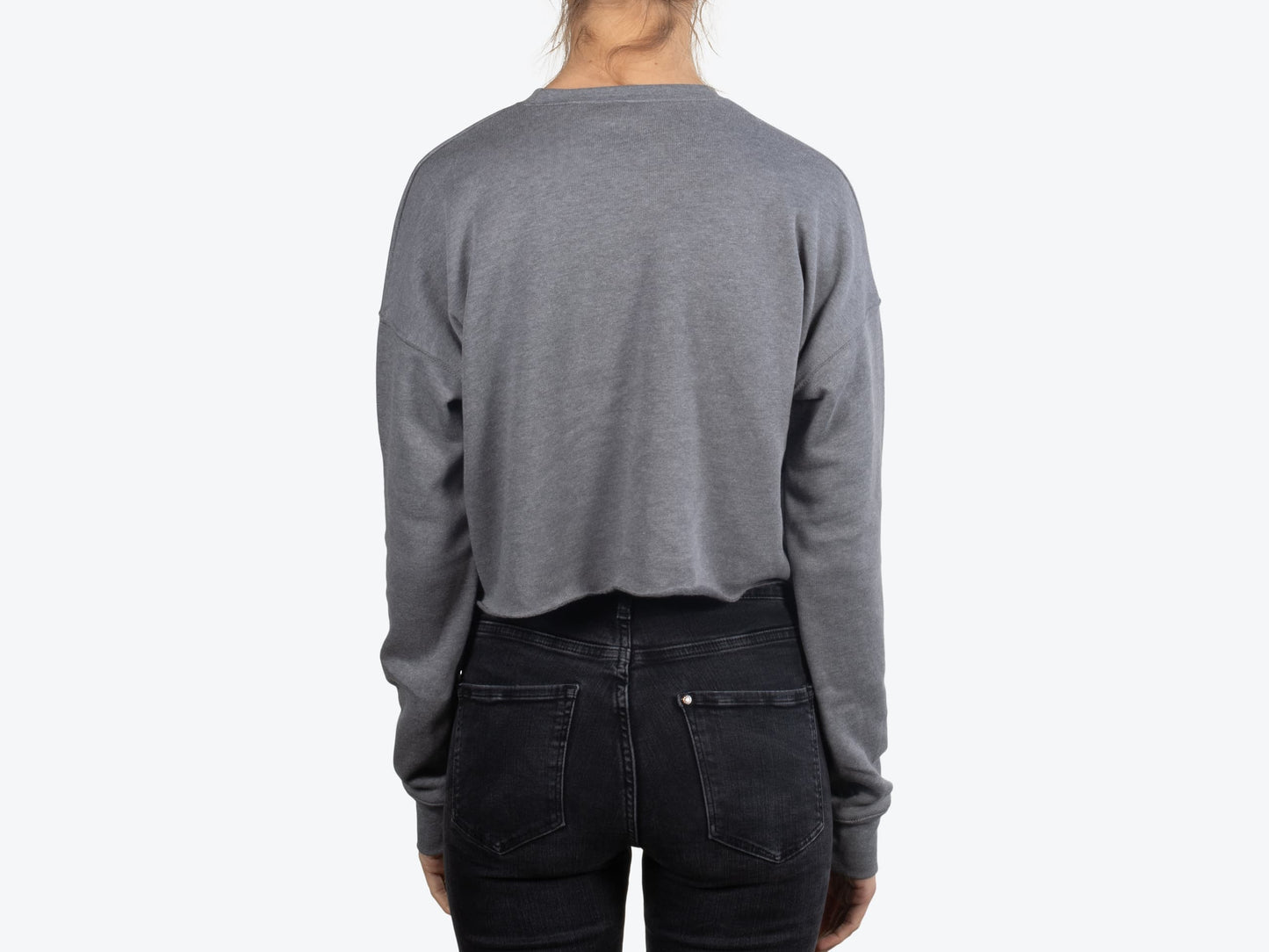 Custom Women’s Cropped Crew Fleece – Add Your Logo or Design