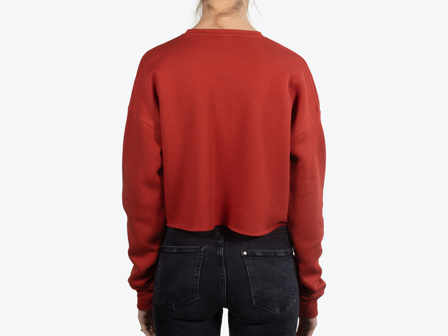 Custom Women’s Cropped Crew Fleece – Add Your Logo or Design