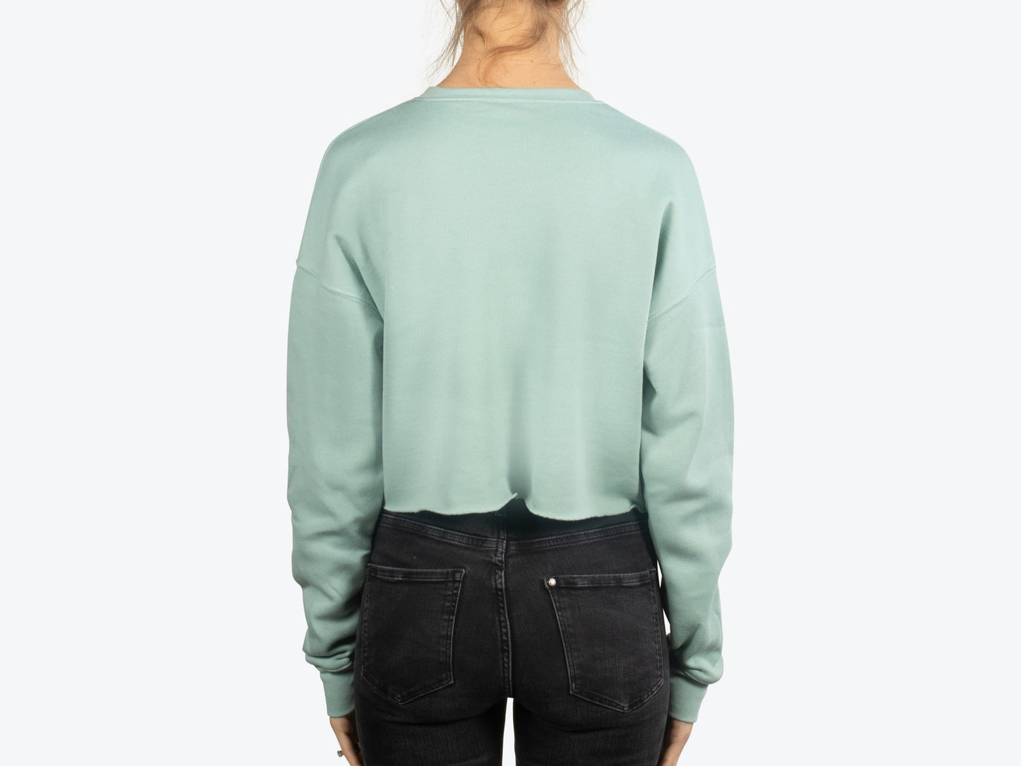 Custom Women’s Cropped Crew Fleece – Add Your Logo or Design