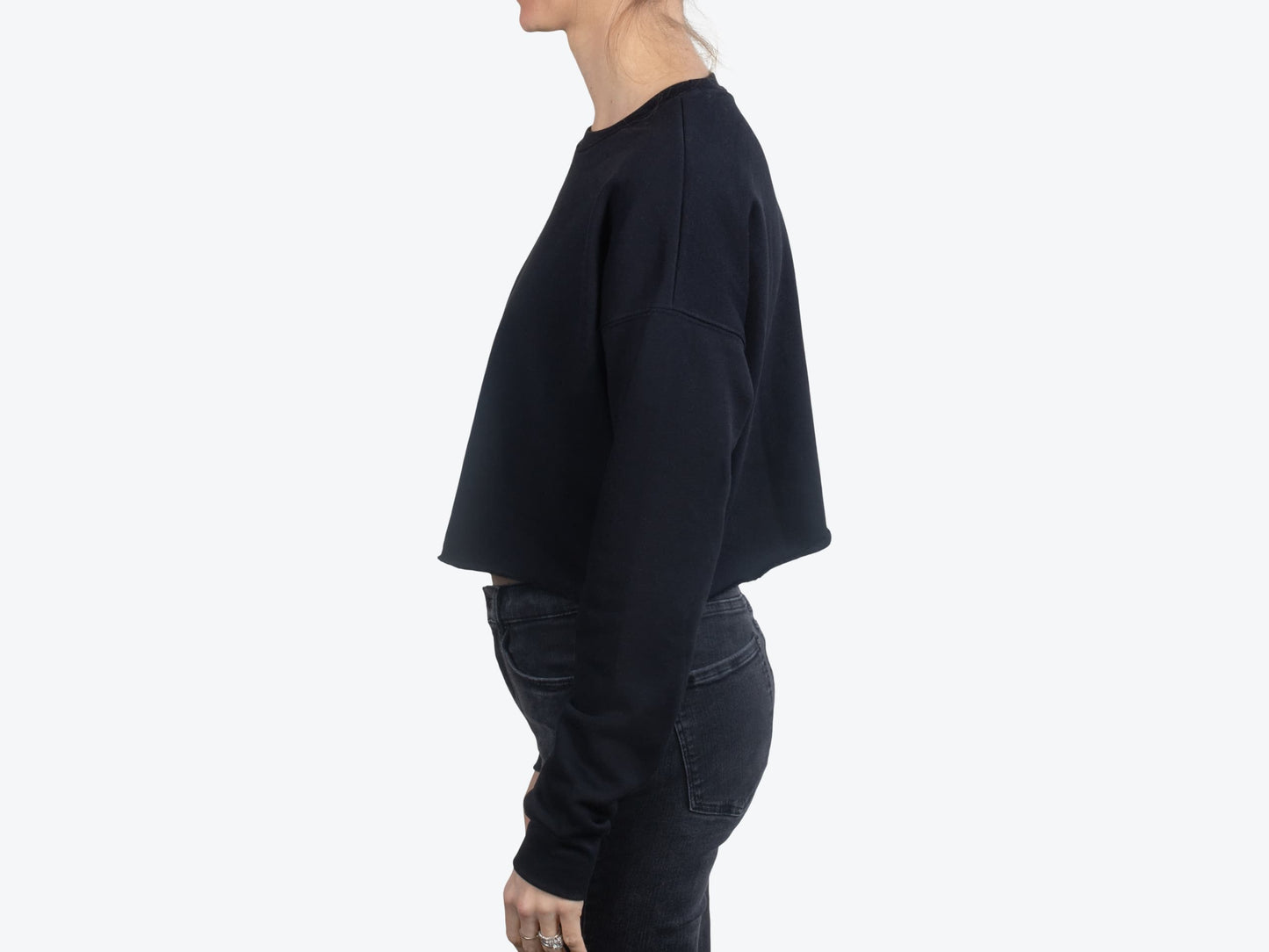 Custom Women’s Cropped Crew Fleece – Add Your Logo or Design