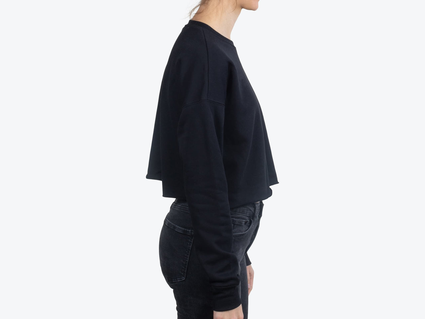 Custom Women’s Cropped Crew Fleece – Add Your Logo or Design